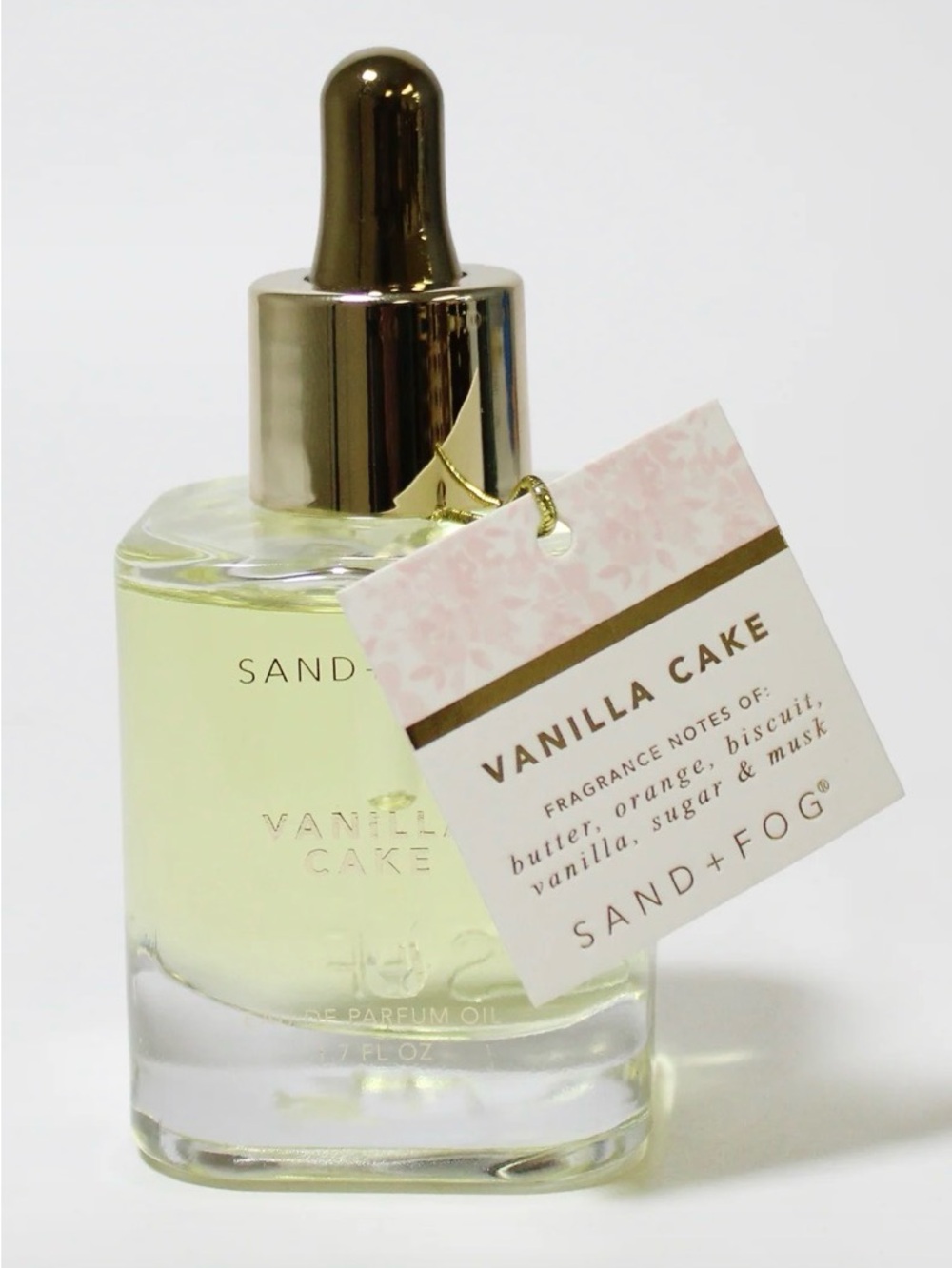 NWT Sand + Fog EDP Fragrance Oil in Vanilla Cake - 50 mls